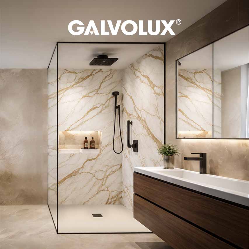 New finishes for the Galvolux «Pietre e Marmi» Collection 